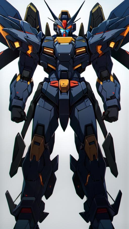 Super robot diffusion(Gundam, EVA, ARMORED CORE, BATTLE TECH like mecha lora) image by waomodder