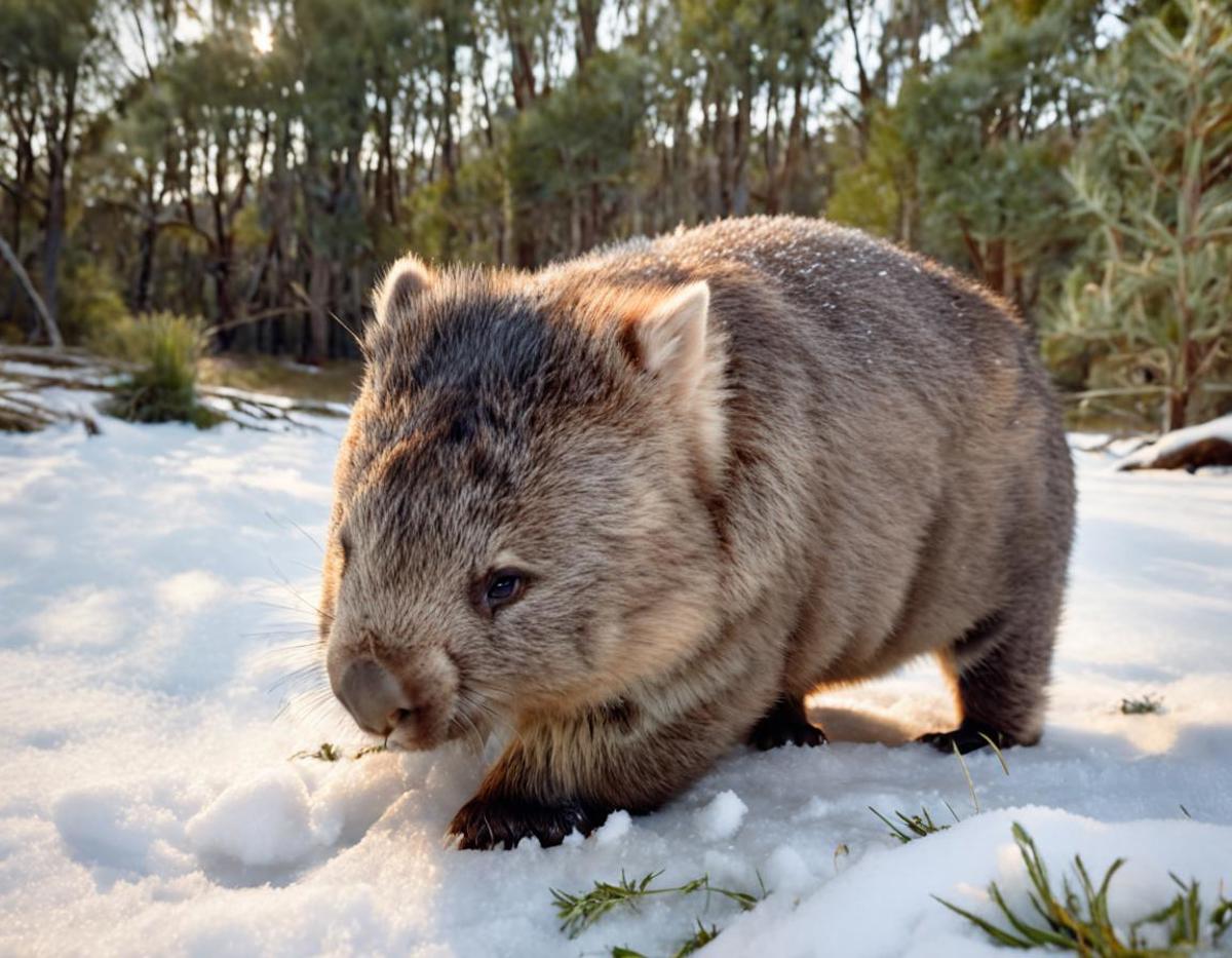 Wombat (Vombatus, Lasiorhinus) SD XL image by durrie