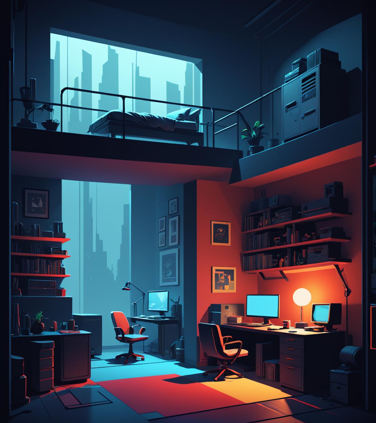 FF Style: James Gilleard - Modern Illustration Art image by idle