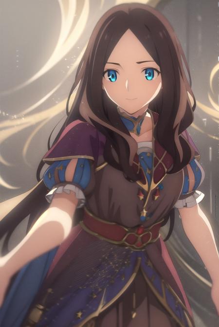 leonardodavinci, <lora:leonardo da vinci babylonia-lora-nochekaiser:1>,
leonardo da vinci, leonardo da vinci \(fate\), long hair, bangs, blue eyes, brown hair, (parted bangs:1.5), smile,
BREAK dress, short sleeves, choker, puffy sleeves, cape, puffy short sleeves, puff and slash sleeves,
BREAK indoors,
BREAK looking at viewer, (cowboy shot:1.5),
BREAK <lyco:GoodHands-beta2:1>, (masterpiece:1.2), best quality, high resolution, unity 8k wallpaper, (illustration:0.8), (beautiful detailed eyes:1.6), extremely detailed face, perfect lighting, extremely detailed CG, (perfect hands, perfect anatomy),