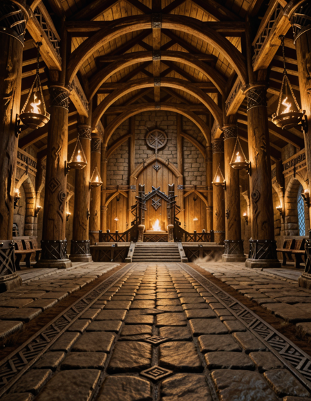 Nordic medieval throne illu v1.0