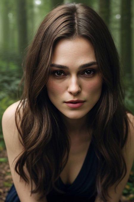 Photography of a classy woman's face,
realistic,
highly-detailed-skin,
her hair is brown and short like she has the eerie glow that makes it feel like Keira Knightley when she was 18 years old. The eyes are wide open with fear as they clings to otherworldly beauty in a mystical forest setting against the soft light on their lips by jeremy mann, 8K resolution, high detail, ultra-high