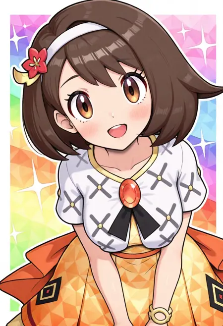 Pokemon Masters EX 6th Anniversary Outfit (Gloria Ver.)