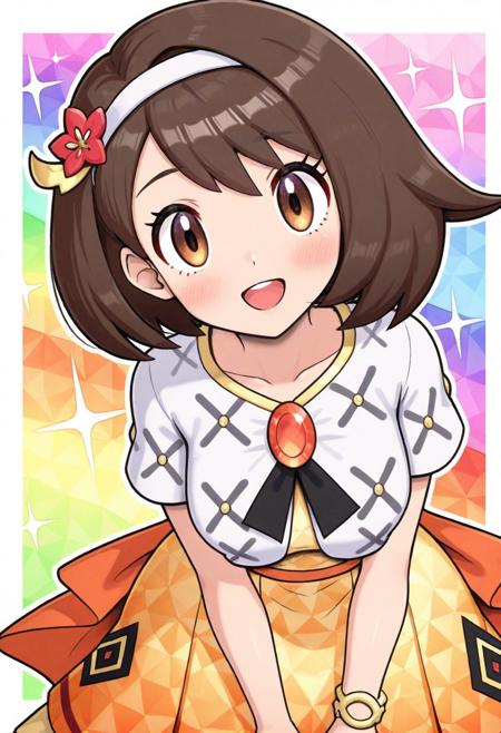 Pokemon Masters EX 6th Anniversary Outfit (Gloria Ver.) v1.0 NAI/Illustrious