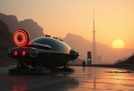 Avant-garde , Robert T techno style , retro futurism
