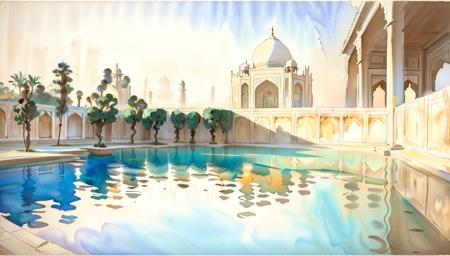 John Singer Sargent watercolor sketch v1.0