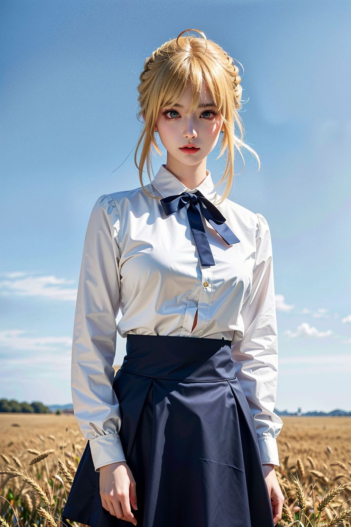 Saber 常服 FATE Saber image by ylnnn