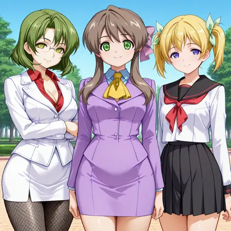 Manin Densha OVA Character Style