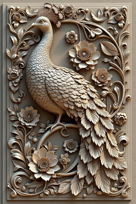 DR_3D Relief Style_Animal Sculpture Generation v1.0