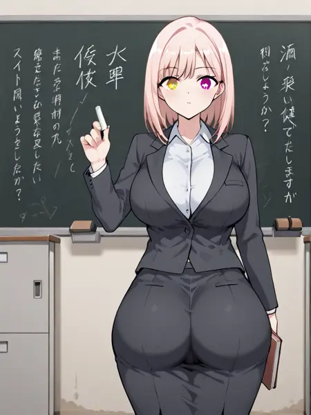 reversed torso / ass backwards