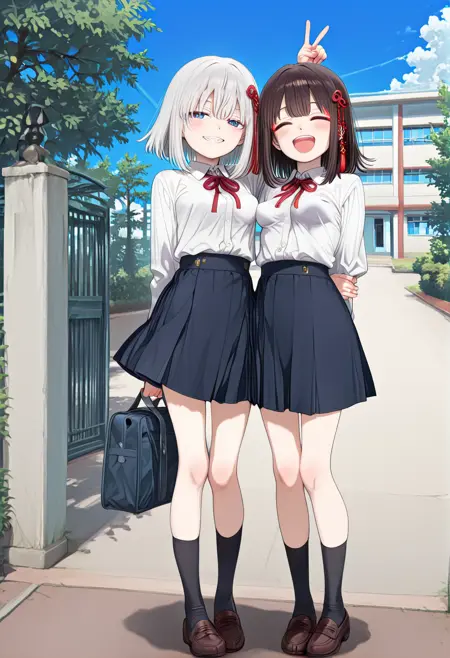 School Gate (学校の校門) ｜IL・Animagine