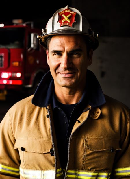 fireman <lora:federer:1>