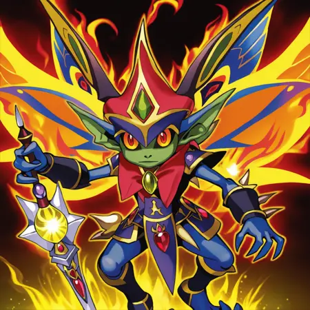 Yu-Gi-Oh! card art SDXL