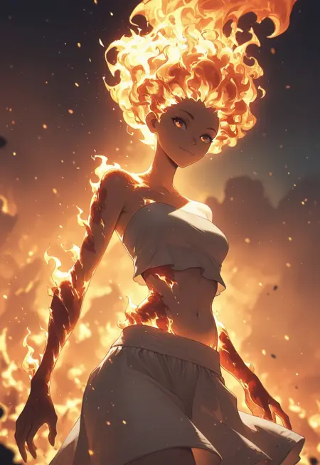 Fire elemental morph