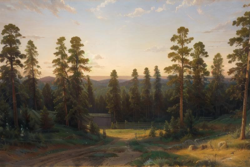 Shishkin landscape希施金风景油画 image by sheevlord