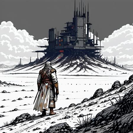 Graphic Novel Line Art Comic Style Pony V1