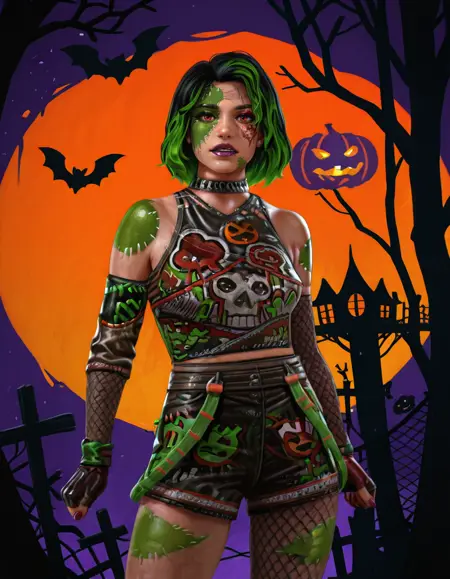 Yun Jin Lee - Danse Macabre Cameo Skin (Dead by Daylight)(IIIustrious)