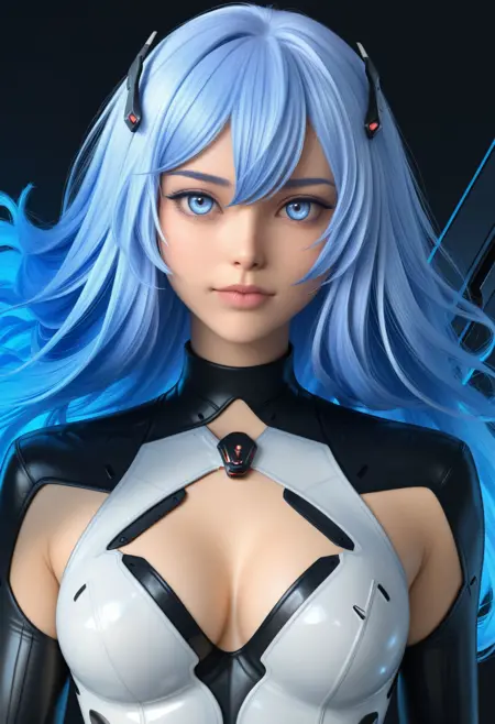 Long-haired Futuristic Girl [IllustriousXL]