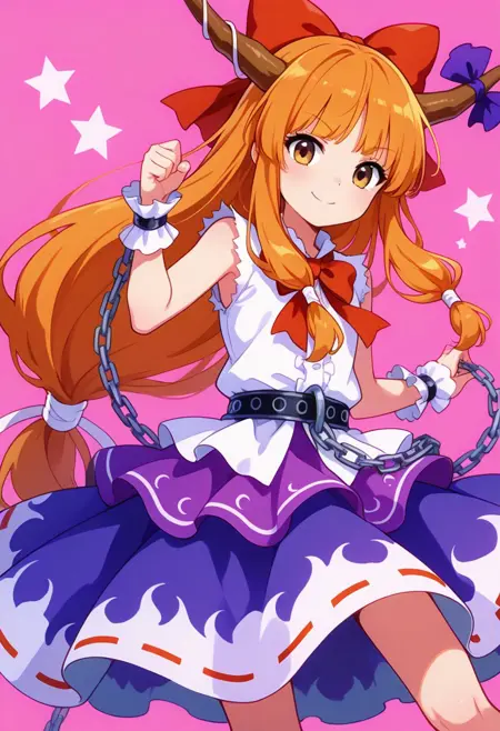 Suika Ibuki: Drunk Oni | 伊吹 萃香 (Touhou: Immaterial and Missing Power) [Illustrious & SD1.5]