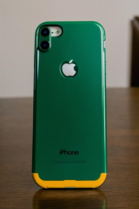 photo of a iphone cel phone, wearing a green lantern costume, (masterpiece:1.1), (best quality:1.1), ultra detailed, aesthetic,  <lora:Green Lantern Costume_v1:1>