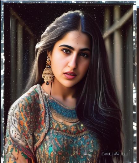 (SaraAliKhan) ,<lora:SaraAliKhanSD1.5-000001:1>, (art by Carl Moll:1.2) , photograph, Dutch angle shot of a Primordial (Woman:1.1) of Belief, Playing with Hair, Silver Sturdy hair, inside a Skillful Overpass, Hurricane, mosaic, film grain, Kodak gold 200, F/14, anaglyph filter, Instagram, 4K, 8K