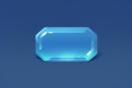 Game icon Institute, Stone material, game icon, blue button, game button, Still life, Simple background,<lora:game icon institute_Qanniu_v1:0.9>  <lora:aki:1>