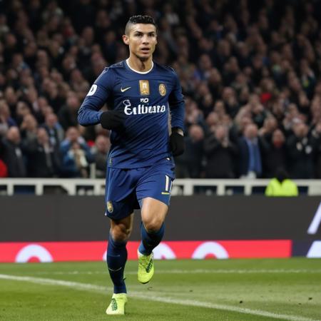 a photo of Ronaldo_512v1-4800, a man playing soccer,