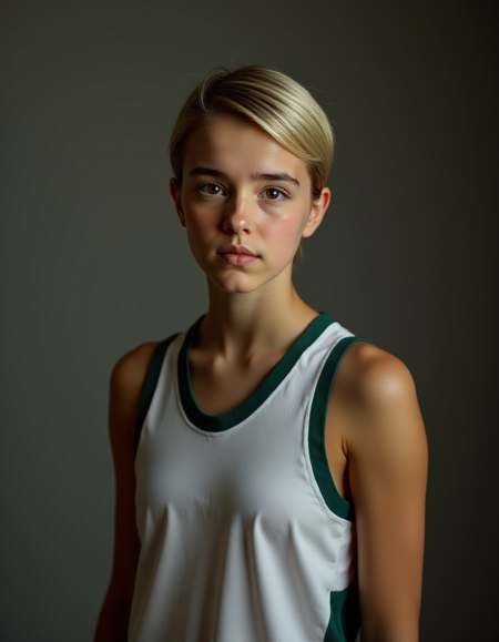 Young short hair blond girl v1.0