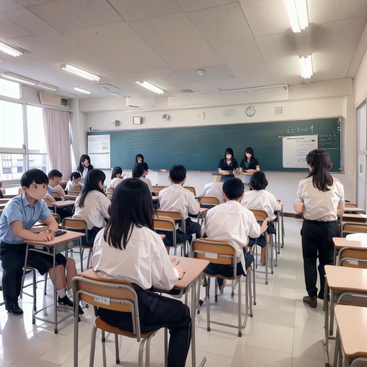 学校の教室 / Japanese School Classroom SD15 image by swingwings