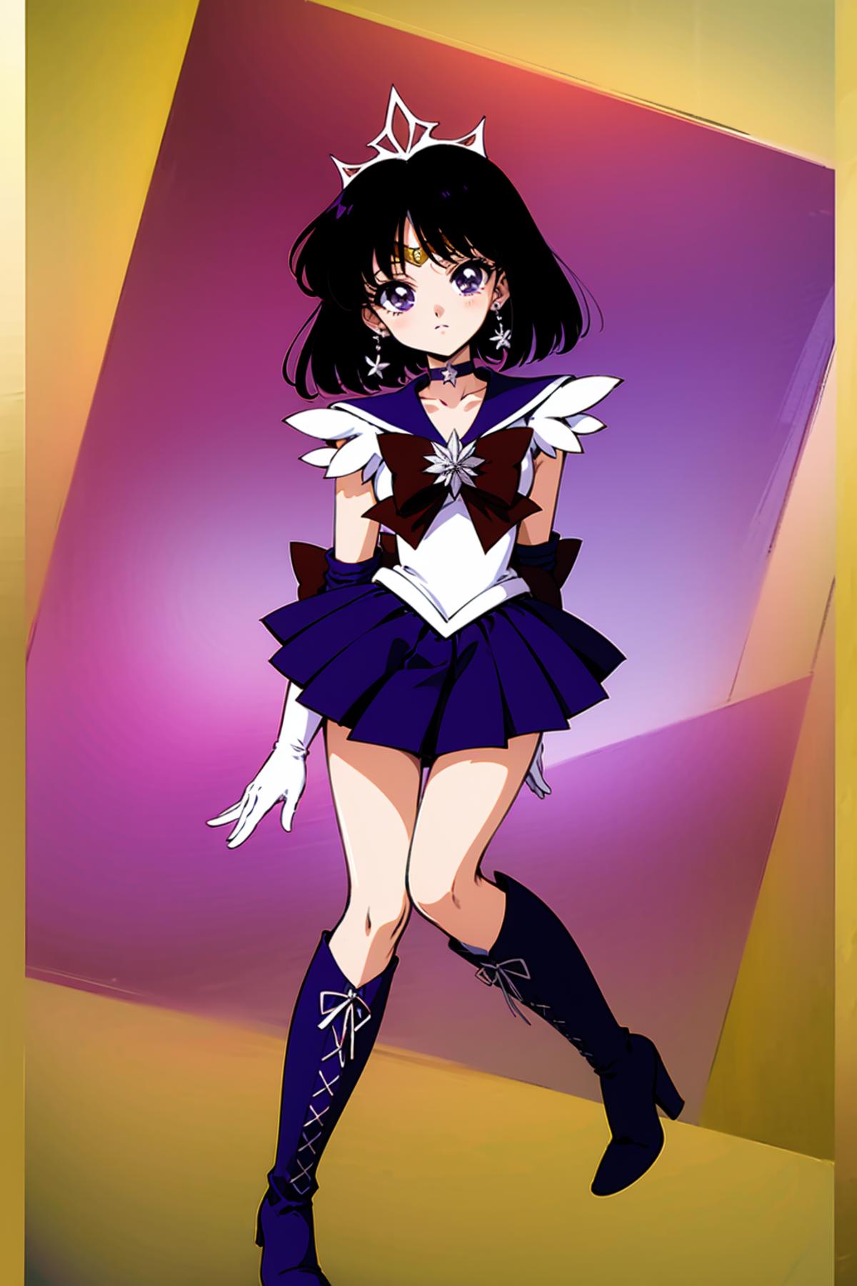 Sailor Saturn / Hotaru Tomoe (Sailor Moon) - Lora image by ElizaPottinger