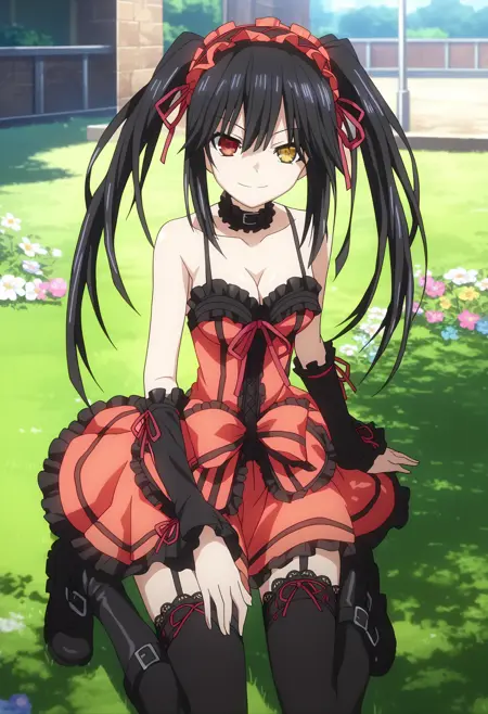Kurumi Tokisaki: Date A Live | (時崎 狂三)  (デート・ア・ライブ) | PonyXL Lora | Anime