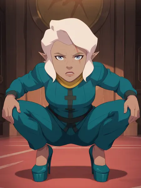 Pike Trickfoot (The Legend of Vox Machina) PonyDiffusionXL/illustriousXL
