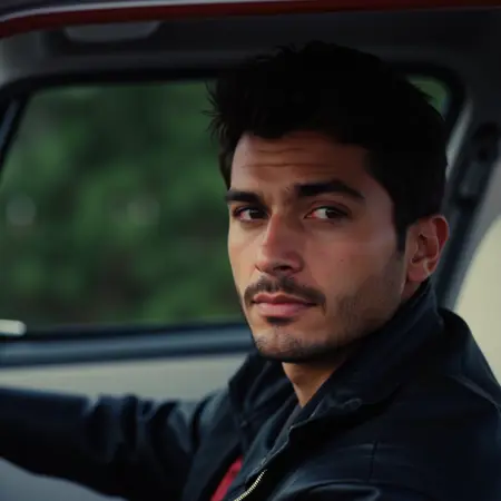 1980's cinematic B movie film style F1D + XL