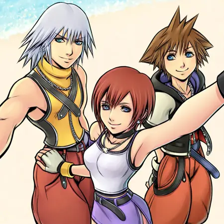 (Kingdom Hearts )destiny trio