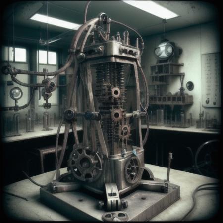 mechanical insanity, lab machine, torture