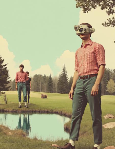 Arty Vintage Surrealism FLUX V1