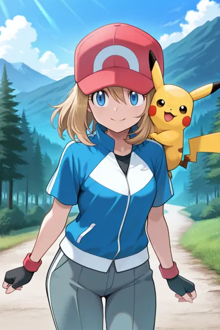 Serena - Pokemon Illustrious - Special Lora FREATURING ASH COSPLAY or Crossdress