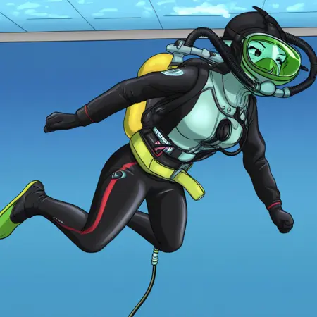Scuba kink test