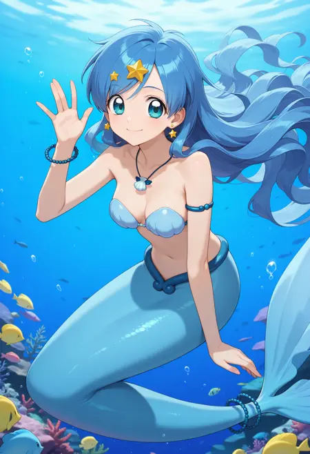 [Illustrious] Houshou Hanon 宝生波音 / Mermaid Melody Pichi Pichi Pitch