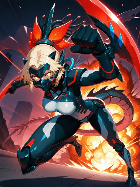 Yu-Gi-Oh! - Dinomorphia Kentregina (ダイノルフィア・ケントレギナ) illu/PonyXL